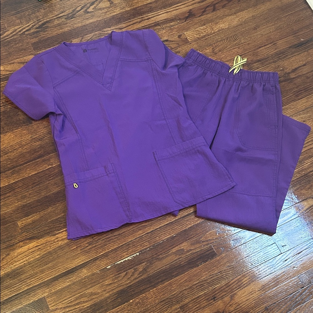 Purple Scrub Set